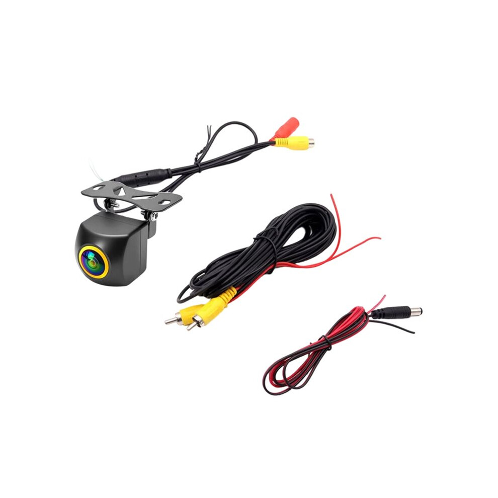 Universal Car Dynamic Trajectory Parking Car Rear View Reverse 1080P Night Vision Backup Track Camera Black 4714120694693