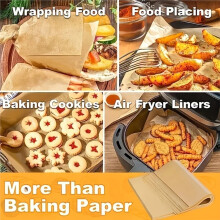 200 St Färdigskurna Bakplåtspappersark 200 St (11,8 X 15,7 Tum), Non-Stick för Bakning, Matlagning och Mer
