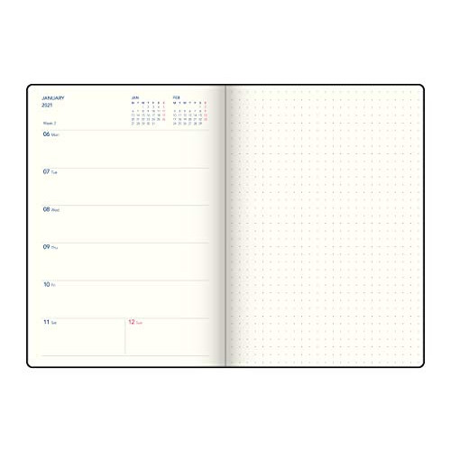 Collins Edge Camo A5 Week to View 2021 Diary - Indigo 2