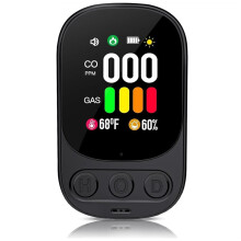 1pc Carbon Monoxide Detectors Plug in & Natural Gas Leak Detector, Propane Gas Detector EU Plug