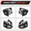 2X 40kN Micro-Double Pulley Minding  Bearing for Progress Capture System Rigging Hauling Rescue Arborist Tree 10