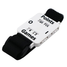 Punktezähler-Armband mit Großem Display, Verstellbarer Sport-Handgelenkzähler für Erwachsene, Tennis & Outdoor-Spiele, 2 Stück