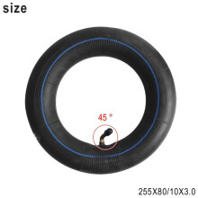2X para Patinete para G2 Max, G2 Master y G2 Pro: Neumático Exterior 80/65-6 (255x80) para Todoterreno, Cámara de Aire 10x3.0