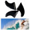 Conjunto de 6 Quilhas de Surfe para Prancha de Surfe 4,37 Polegadas, Quilha de Plástico para Prancha de Surfe, Esportes Aquáticos, Prancha de Surfe 5