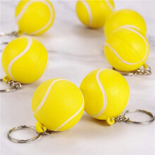 96 Stuks Tennisbal Sleutelhangers, Tennis Stressbal Sleutelhangers,Sportbal Sleutelhangers,Carnaval Beloning voor Jongen Meisjes Kinderen