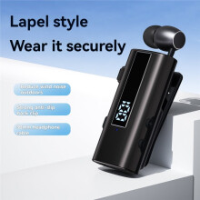K92  6.0 Lavalier Business Headset Call 30h/Music 50h Vibrations Reminder LED Digital Display with Mic A