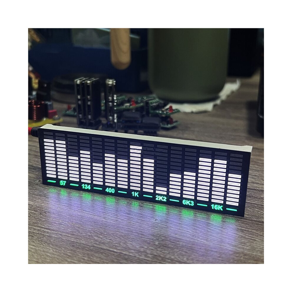 Led Music Spectrum Pickup Rhythm Analyzer Display Voice Activated Audio Level Indicator Vu Car Atmosphere Light 6034187868768