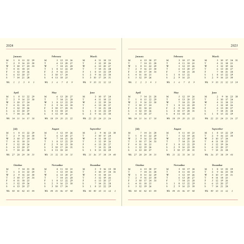 Letts Lecassa 2024 A6+ day to a page with appointments diary - British Racing Green 2