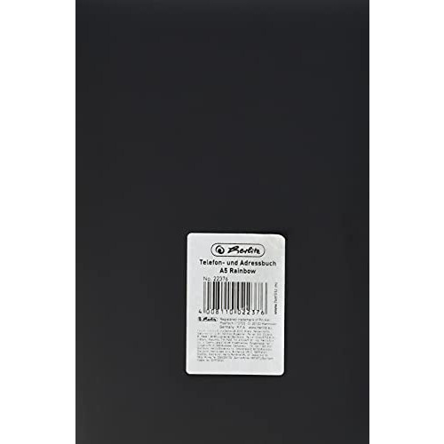 Herlitz A5 Rainbow Address Book 1