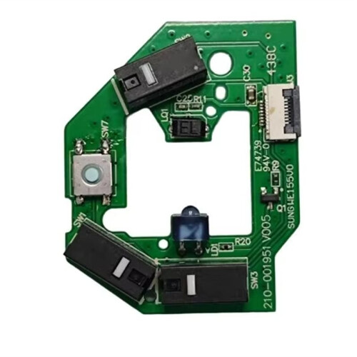 Replacement PCB Board with Micro  for  MX518 Mouse Wired Mouse Micro Button Board Repair Part Accessories