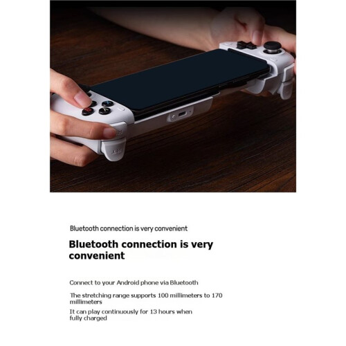 8BitDo  Wireless Gamepad with Hall Effect Joysticks & Analog Triggers for Android Smartphones and Tablets A
