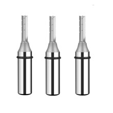 3PCS 1/2 Shank TCT Trimming Straight Milling Cutter for Woodworking Carving Engraving Router Bit Carbide CNC Tool