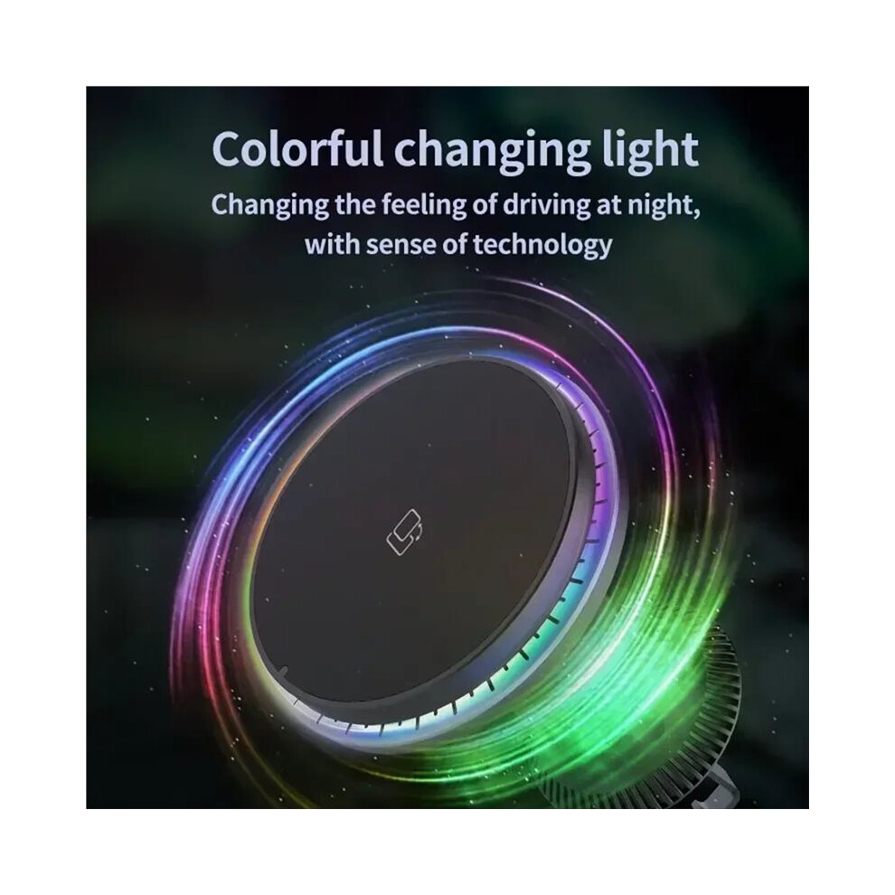 15W Magnetic Car Wireless Charger Rgb For 12 13 14 15 Macsafe Car Phone Holder Stand Mount Charging Station Rgb 6031353648568