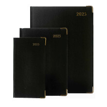 Collins Classic 2025 Diary for Professionals - Compact Day a Page Business Planner (with Appointments) - Black - (1250V.99-25) - Premium Appointments