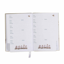 Wrendale Designs by Hannah Dale - The Flower Pot Illustrated Birthday & Address Book - 168mm x 118mm