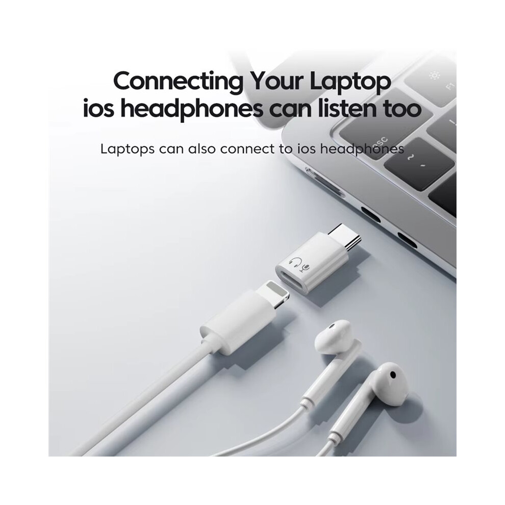 Type-C To Headphone Audio Adapter Usb-C Converter For Phone Headphone Adapters For Pc Laptops Gray 6032309177361