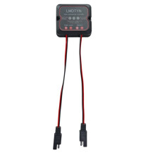 Solar Charge Controller 10A 12V, Waterproof Portable Intelligent Solar Panel Controller for AGM, Gel & Lithium Batteries