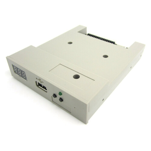 2X SFR1M44 U100 USB Floppy Drive Emulator ABS Machine for Industry Grey 2