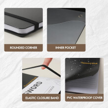 KAICN Password Keeper Book for Senior, Password Book - 5.9" X 8.6",Internet Address and Password Logbook, Password Notebook Organizer for Website