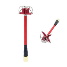 2pcs 5.8GHz Cloverleaf Antenna FPV Receiver Transmitter 5dbi RHCP RP-SMA Red