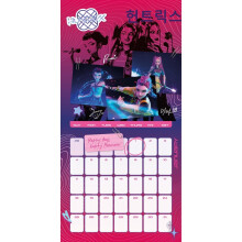 K-POP Demon Hunters 2026 16-Month 30x30cm Square Calendar, Officially Licensed by Pyramid International, K-Pop Wall Calendar Featuring Stunning