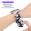 Yisica Adjustable Elastic Scrunchie for Fitbit Versa 2 Strap, Fitbit Versa/Lite/SE Strap Women Men, Soft Stretchy Cloth Pattern Printed Fabric Scrunc 4