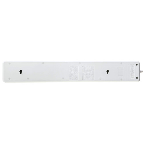 Masterplug SWFG6W-MP Six Socket Trailing Socket with Power Switch, without Plug and Cable, 13 Amp, White 2