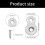 Pack of 30 Figure 8 Fasteners Screws Panel Connectors-Silver 6