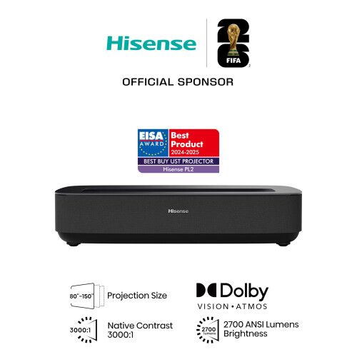 Hisense Hisense Laser Cinema PL2 Ultra Short Throw Smart Projector 1