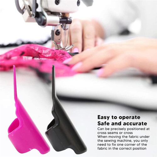 6 Pcs Sewing Finger Thing Pusher, Finger Protector, Fingerthing Thread Controller, Sewing Fabric Ironing Tool 2