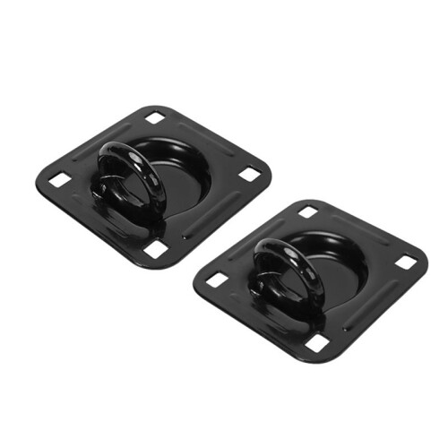 Cargo Box Securing Recessed D-Ring Tie Down Anchors (6,000 Lb. Capacity), for Trailer or Deliveries Cargo Box Pull Ring