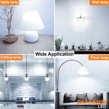 paul russells LED Light Edison Screw E27, 40w Equivalent, 4.9W 470 Lumens LED Bulbs, 6500K Bright Daylight, Mini Globe Frosted G45 ES Golf Ball Energ