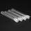 400Pcs Clear Plastic Test Tubes with White Screw Caps Sample Containers Bottles Push Caps 12X75mm 5