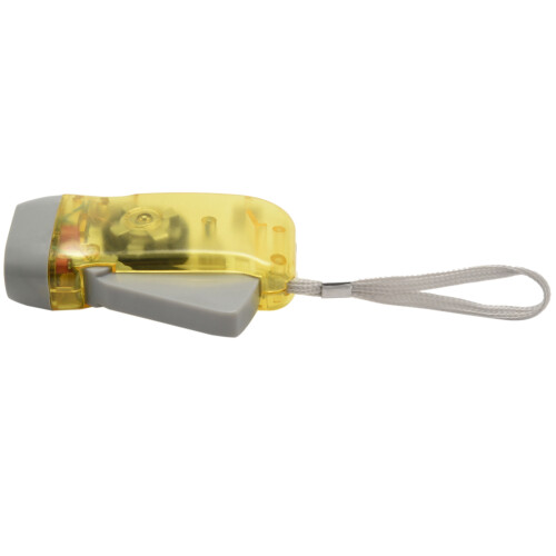 2X 3 LED Dynamo Wind  Flashlight Hand-Pressing Crank NR No Battery Torch 2