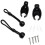 Cordless Bracket Kit, Universal Replacement Mounting Bracket for Outdoor/Indoor Sun Blind Black 2