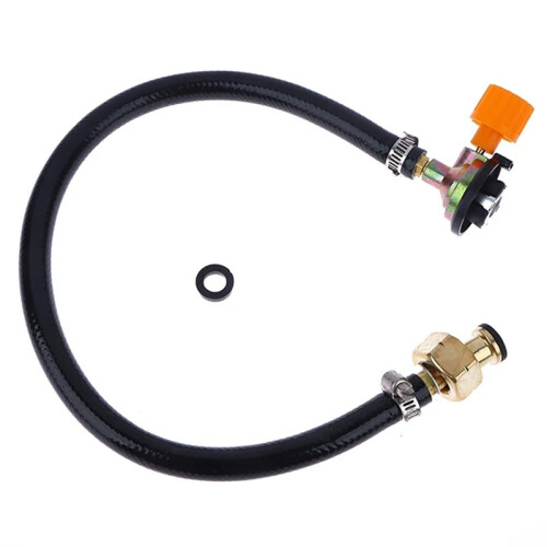 Gmarty Leakproof Rubber Refill Adapter with Braided Hose for Outdoor Use 2