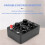 4X 0-9999 Ohm Simple Resistance Box Precision Variable Decade Resistor Teaching Instrument 5