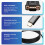 Câble USB C Vers VGA 5,9 Pieds/1,8 M, Câble USB de Type C Vers VGA, Adapté Aux PéRiphéRiques USB 3.1, Adapté à , Etc. 3