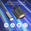 Câble USB C Vers VGA 5,9 Pieds/1,8 M, Câble USB de Type C Vers VGA, Adapté Aux PéRiphéRiques USB 3.1, Adapté à , Etc. 5