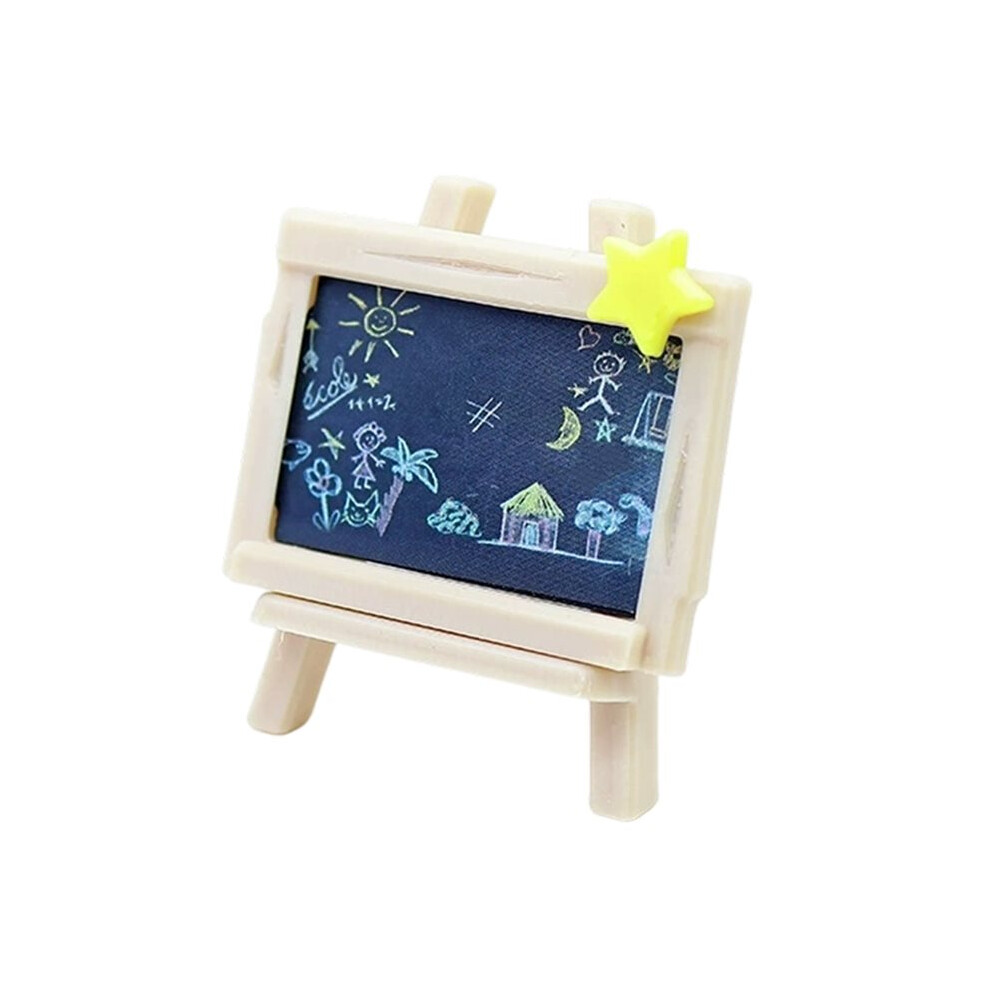 Photos - Doll Accessories Jojomino Miniature Chalkboard for Dollhouse Decorative Blackboard Signboard Coffee Painting Board Doll Furniture Model Toy A