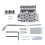 Un Set di Tremolo Bridge Double Locking System Pulled Guitar String Bridge Accessori per Chitarra Bridge Parts 1