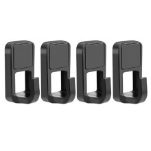 Magnetic Grill Hooks - Rust Proof & Heavy Duty for Outdoor Grilling, Kitchen, Refrigerator 4 Pack
