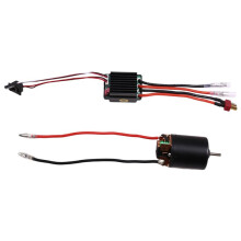 540 Brushed Motor 80T ESC Speed Control Combination Set Climb Drift Racing for 1/10 RC Cralwer/Boat