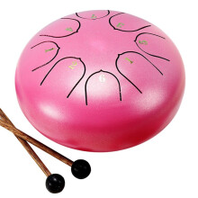 6 Inch 8 Tone Rain Drum Outdoor Chakra Drum Garden Instrument Rain Drum Ethereal Drum C