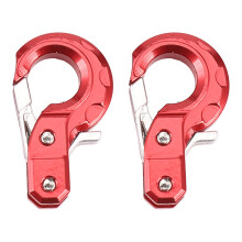 RC Crawler Accessories with Trailer Hook for 1/10 Axial SCX10 90046  CC01 RC4WD D90 D110 TF2  TRX4,Red