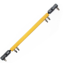 Double Kick Drum Pedal Drive Shaft Steel Bass Drum Pedal Linkage Connector Arm ,Yellow