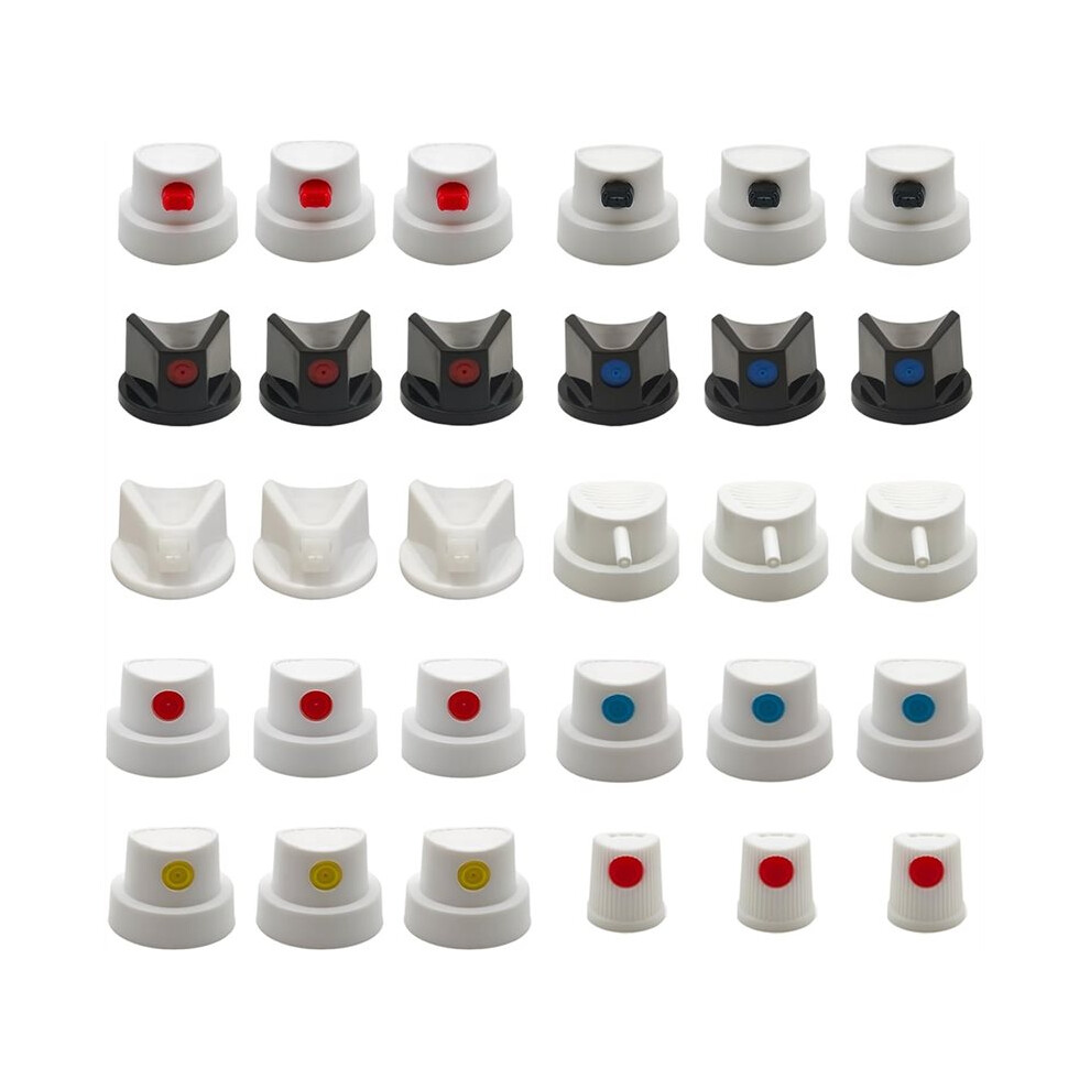 30 Pack Nozzle For Male Cans - Universal Nozzles For Cans Bottle Nozzle Replacement - Diy Paint Art And Home Improvement 6032819431922