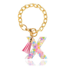 Letter Charm Accessories for -Cup 1 PCS Cute Initial Keychain Handle Charm for -Tumbler for Women Girls,X