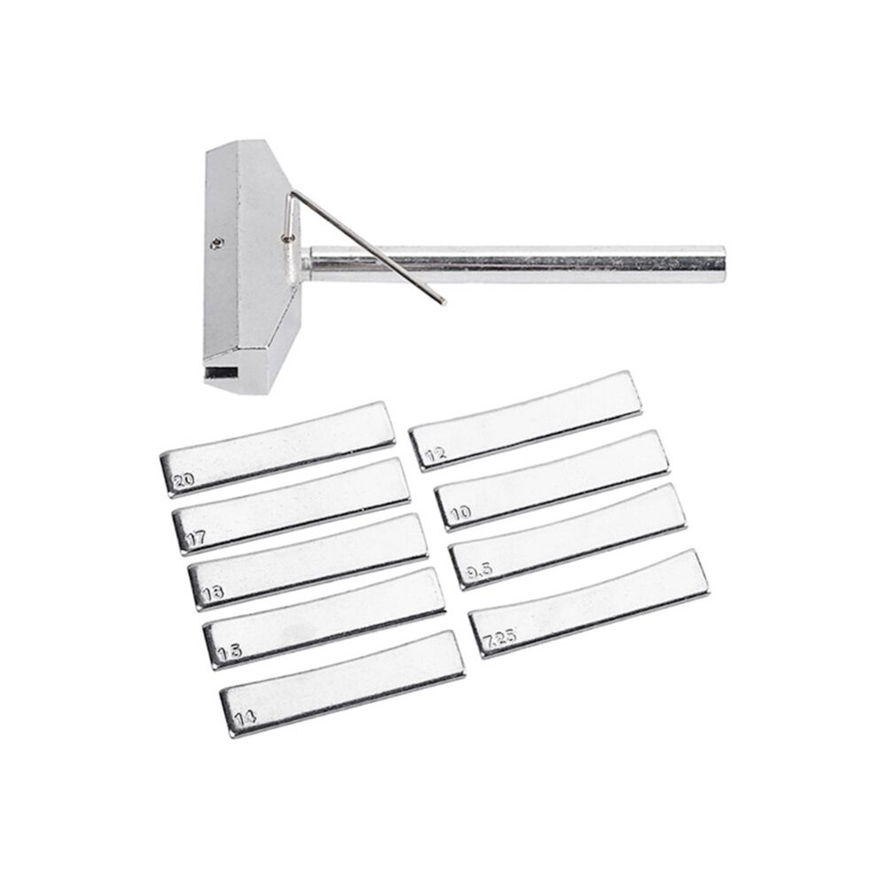 Guitar Tool Bass Fret Press With Hexagon Wrench Fingerboard Pressing Replacement Luthier Tool Silver 4711580807700