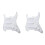 2st Vit Elgitarrtillbehör för ST Three Single Elgitarrpanel Elgitarrskyddsplatta 1